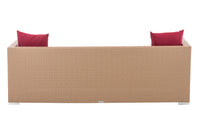 CLP Lounge-Sofa Solano rubinrot – Produktabbildung 4