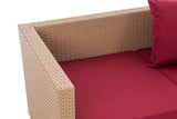 CLP Lounge-Sofa Solano rubinrot – Produktabbildung 6