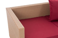 CLP Lounge-Sofa Solano rubinrot – Produktabbildung 6