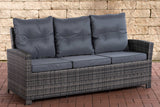CLP Sofa 3er Fisolo eisengrau