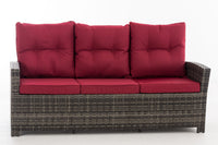 CLP Sofa 3er Fisolo rubinrot – Produktabbildung 2