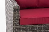 CLP Sofa 3er Fisolo rubinrot – Produktabbildung 5