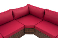CLP Ecksofa Tibera rubinrot – Produktabbildung 3