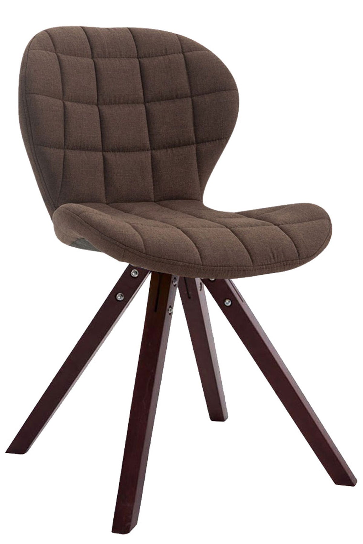 CLP Besucherstuhl Alyssa Stoff Cappuccino Square – Produktabbildung 2