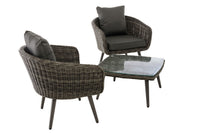 CLP Balkon-Set Ameland Rundrattan anthrazit 40 cm (Dunkelgrau) – Produktabbildung 8
