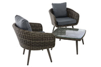 CLP Balkon-Set Ameland Rundrattan eisengrau 45 cm (Dunkelgrau) – Produktabbildung 8