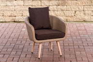 CLP Sessel Ameland Flach terrabraun 40 cm (Hellbraun)