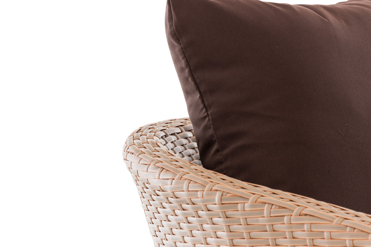 CLP Sessel Ameland Flach terrabraun 40 cm (Hellbraun) – Produktabbildung 4