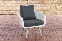CLP Sessel Ameland Flach eisengrau 40 cm (Hellgrau)