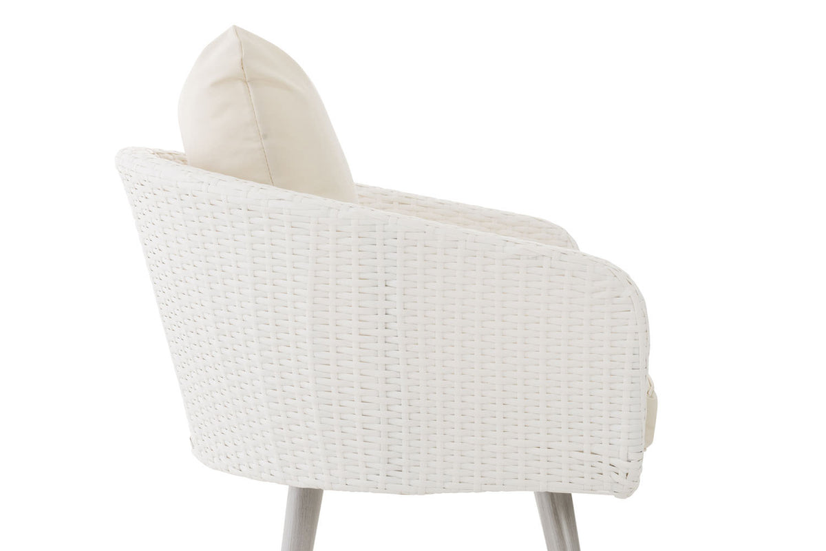 CLP Sessel Ameland Flach cremeweiß 45 cm (Hellgrau) – Produktabbildung 3