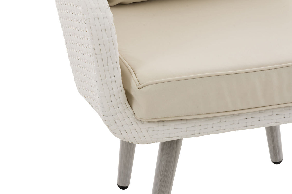 CLP Sessel Ameland Flach cremeweiß 45 cm (Hellgrau) – Produktabbildung 5