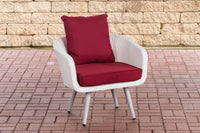 CLP Sessel Ameland Flach rubinrot 45 cm (Hellgrau)