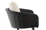 CLP Sessel Ameland Flach cremeweiß 45 cm (Dunkelgrau) – Produktabbildung 3