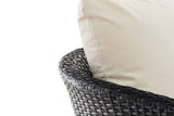 CLP Sessel Ameland Flach cremeweiß 45 cm (Dunkelgrau) – Produktabbildung 4