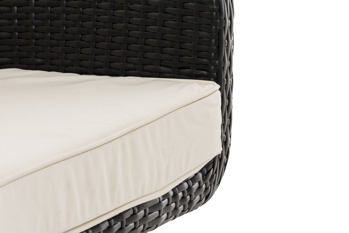 CLP Sessel Ameland Flach cremeweiß 45 cm (Dunkelgrau) – Produktabbildung 6