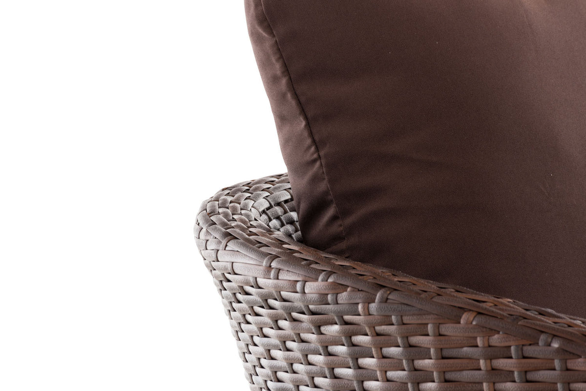 CLP Sessel Ameland Flach terrabraun 45 cm (Dunkelbraun) – Produktabbildung 4