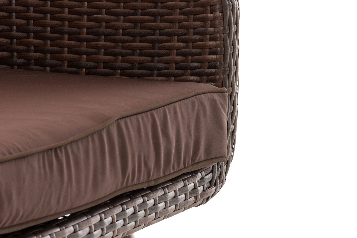 CLP Sessel Ameland Flach terrabraun 45 cm (Dunkelbraun) – Produktabbildung 6