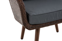 CLP Sessel Ameland Flach eisengrau 45 cm (Dunkelbraun) – Produktabbildung 5