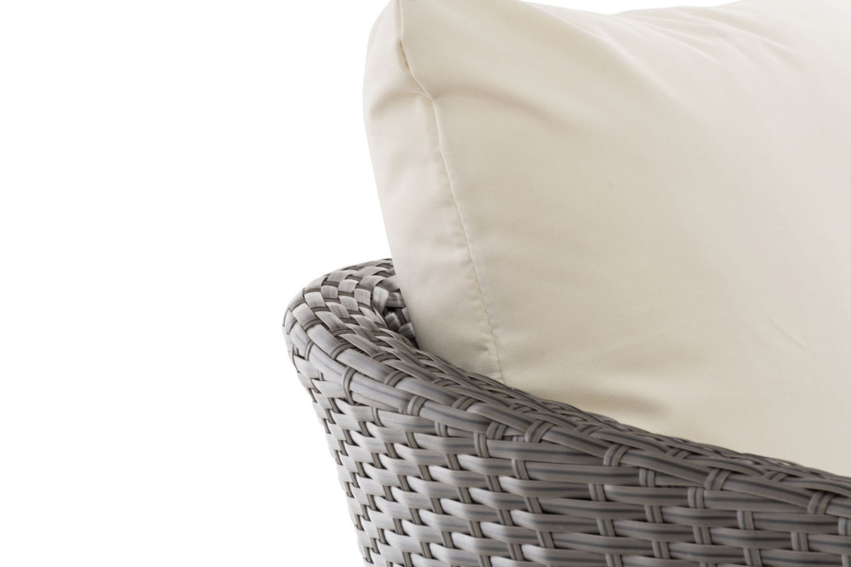 CLP Sessel Ameland Flach cremeweiß 45 cm (Dunkelgrau) – Produktabbildung 10