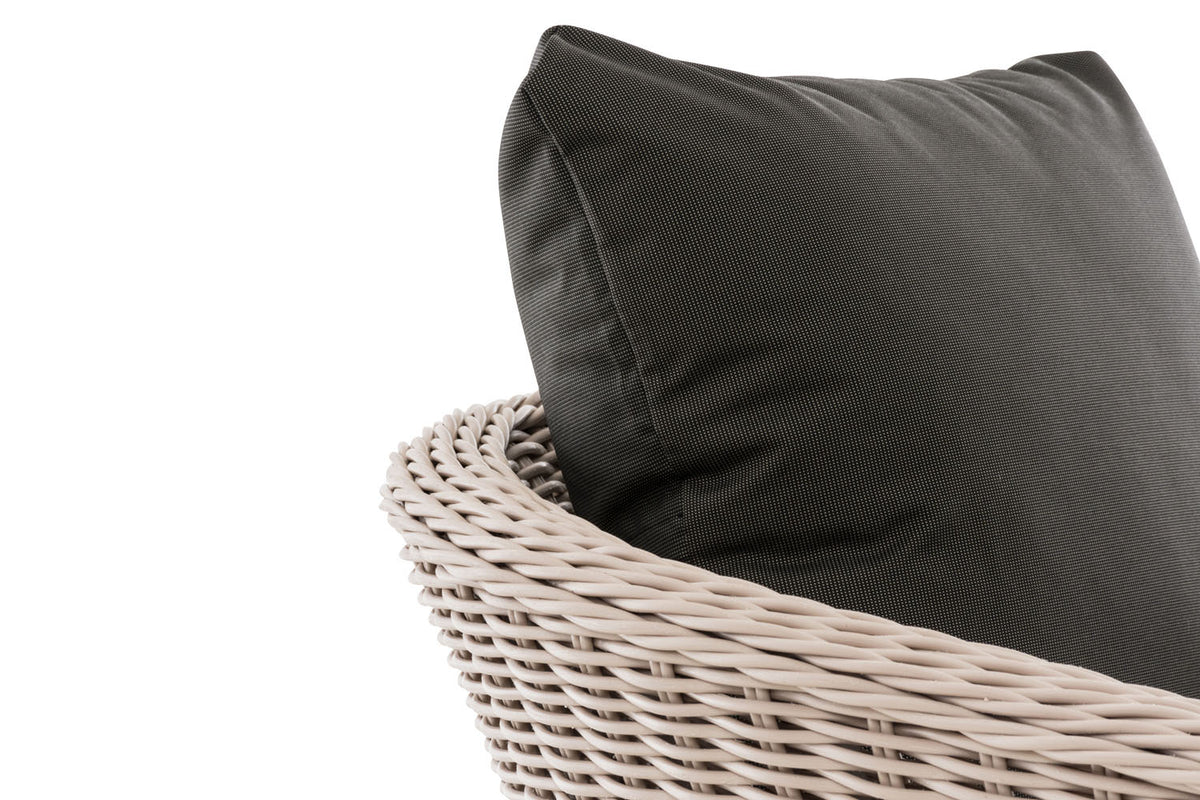 CLP Sessel Ameland Rund anthrazit 40 cm (Hellgrau) – Produktabbildung 4