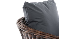 CLP Sessel Ameland Rund eisengrau 40 cm (Dunkelbraun) – Produktabbildung 4