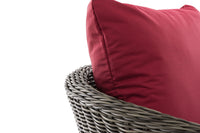 CLP Sessel Ameland Rund rubinrot 40 cm (Dunkelgrau) – Produktabbildung 10