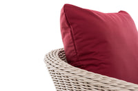 CLP Sessel Ameland Rund rubinrot 45 cm (Hellgrau) – Produktabbildung 4