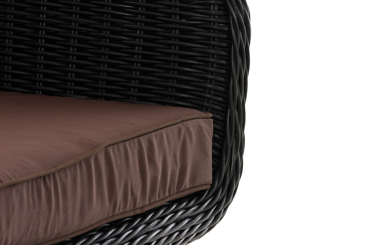 CLP Sessel Ameland Rund terrabraun 45 cm (Dunkelgrau) – Produktabbildung 6
