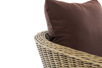 CLP Sessel Ameland Rund terrabraun 45 cm (Hellbraun) – Produktabbildung 4