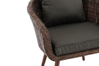 CLP Sessel Ameland Rund anthrazit 45 cm (Dunkelbraun) – Produktabbildung 5