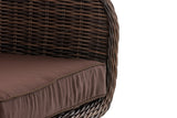 CLP Sessel Ameland Rund terrabraun 45 cm (Dunkelbraun) – Produktabbildung 6