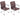 CLP 2er Set Besucherstuhl Seattle Stoff