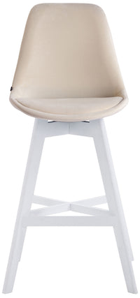 CLP Barhocker Cannes Samt weiß – Produktabbildung 8