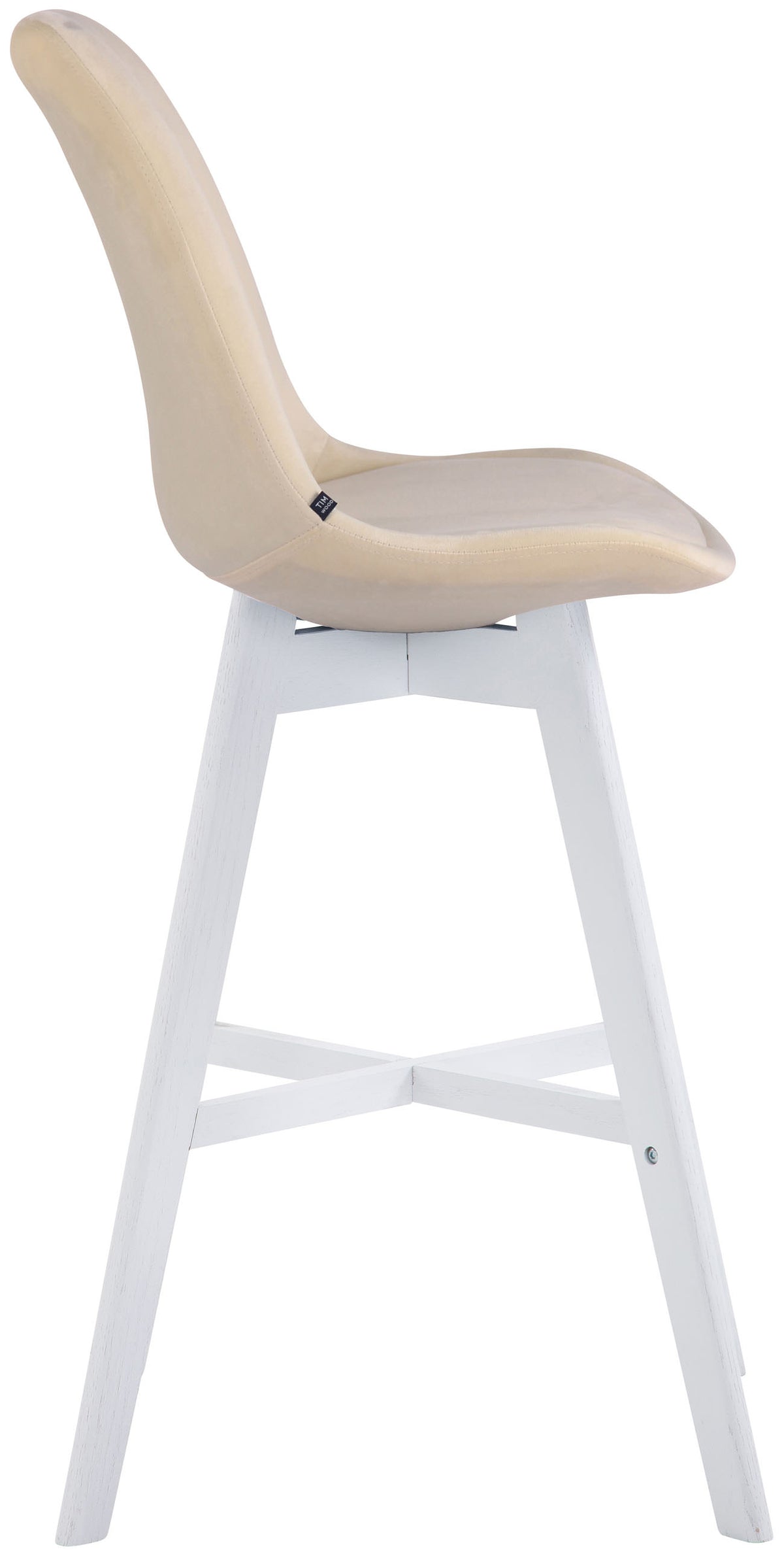 CLP Barhocker Cannes Samt weiß – Produktabbildung 9