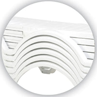 CLP 10er Set Sonnenliege Aqua – Produktabbildung 5