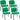CLP 4er Set Besucherstuhl Ken Stoff