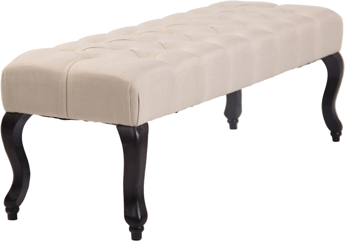 CLP Sitzbank Brest Stoff Antik-dunkel 150 cm