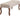 CLP Sitzbank Brest Stoff Antik-hell 100 cm