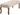 CLP Sitzbank Brest Stoff Antik-hell 120 cm