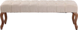 CLP Sitzbank Brest Stoff Antik-hell 120 cm – Produktabbildung 3