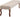 CLP Sitzbank Brest Stoff Antik-hell 150 cm