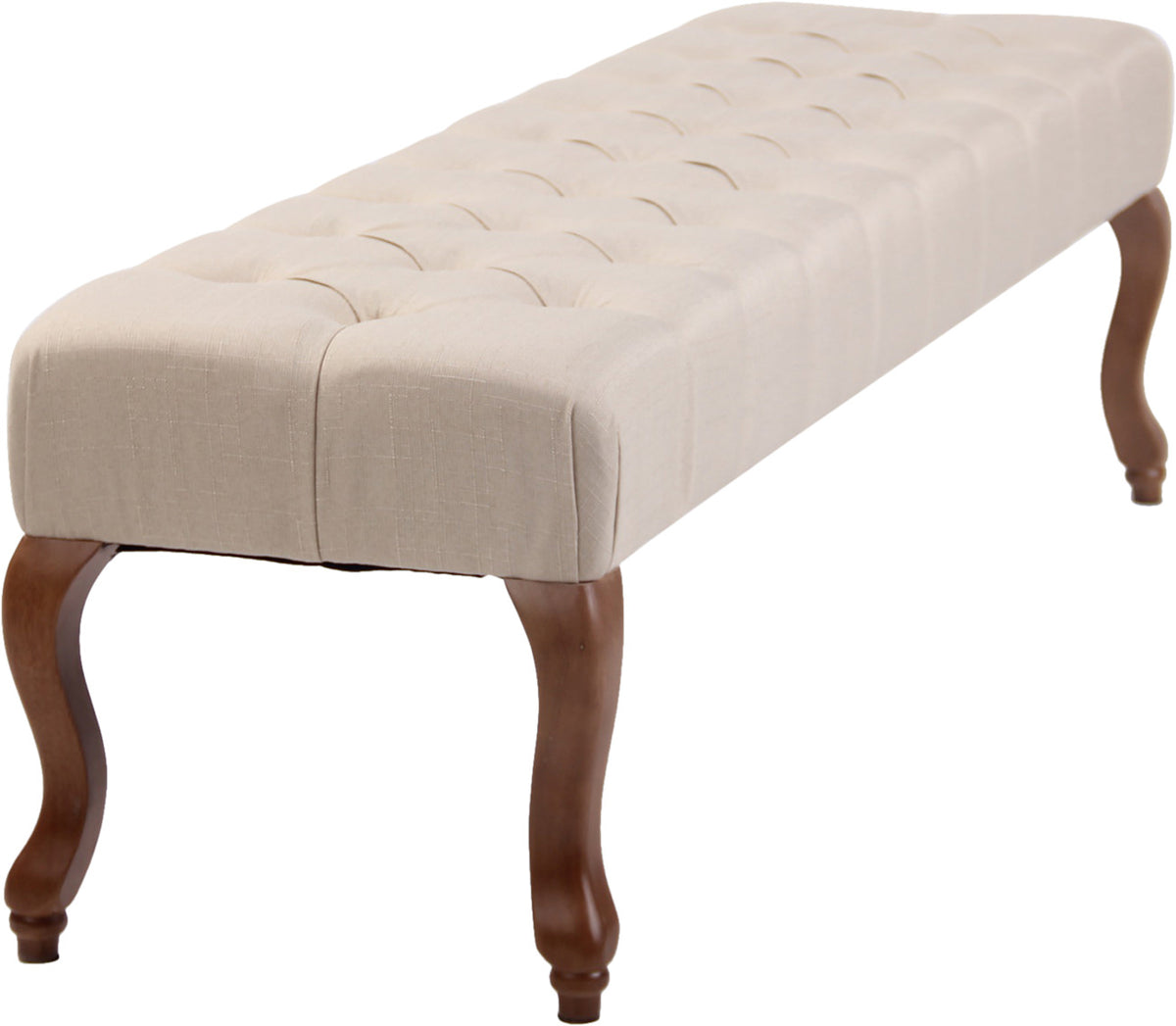 CLP Sitzbank Brest Stoff Antik-hell 150 cm