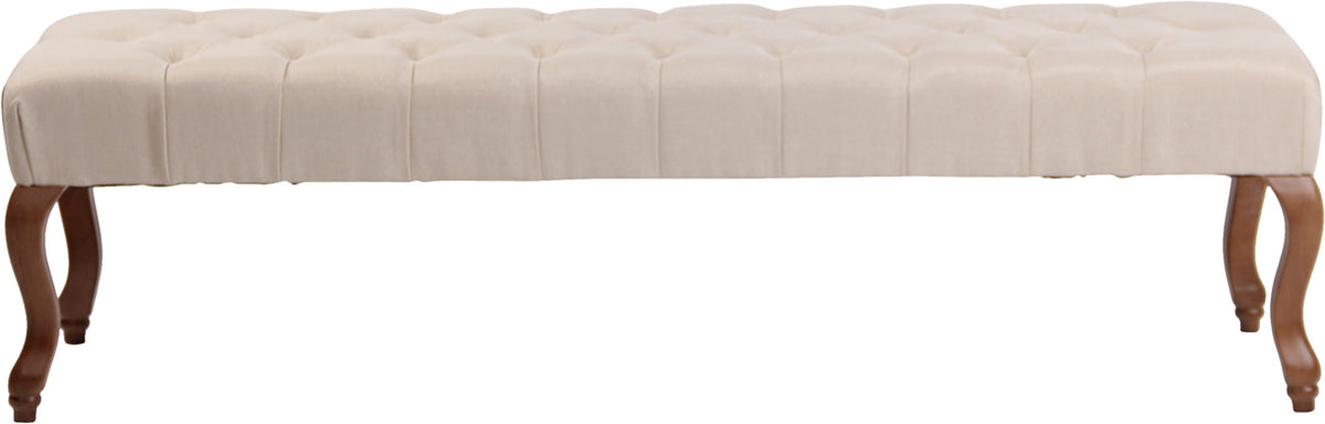 CLP Sitzbank Brest Stoff Antik-hell 150 cm – Produktabbildung 3