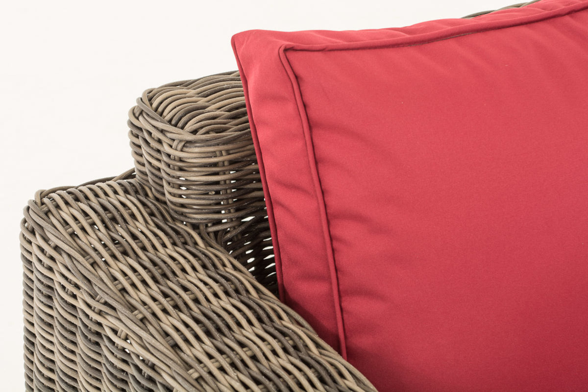 CLP 3er-Sofa Bilbao / Madeira Rubinrot – Produktabbildung 6