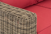 CLP 3er-Sofa Bilbao / Madeira Rubinrot – Produktabbildung 7