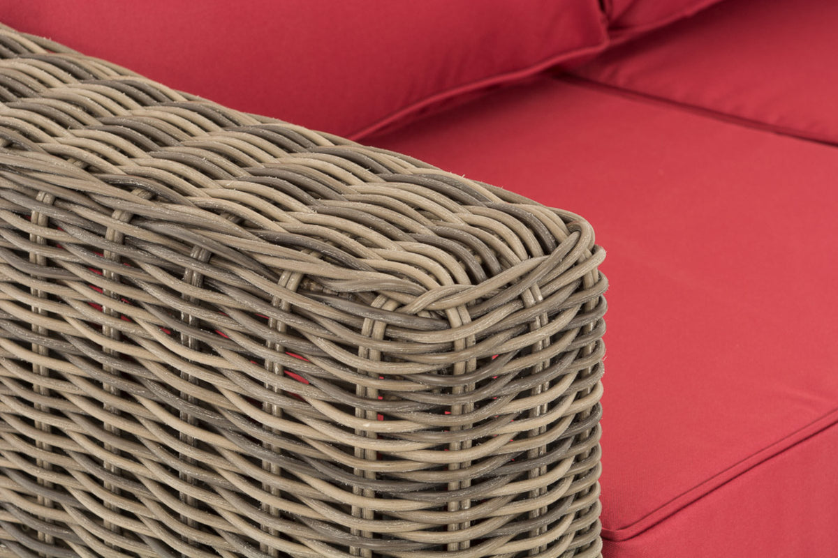 CLP 3er-Sofa Bilbao / Madeira Rubinrot – Produktabbildung 7