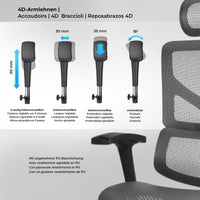 CLP Bürostuhl Spokane Ergonomic – Produktabbildung 5