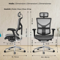 CLP Bürostuhl Spokane Ergonomic – Produktabbildung 7