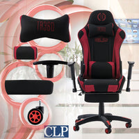CLP Racing Bürostuhl Turbo Stoff mit Fußablage – Produktabbildung 2
