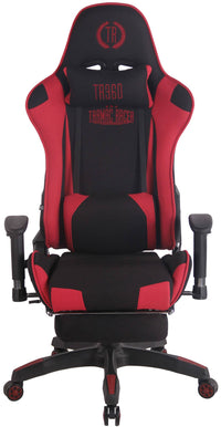 CLP Racing Bürostuhl Turbo Stoff mit Fußablage – Produktabbildung 3